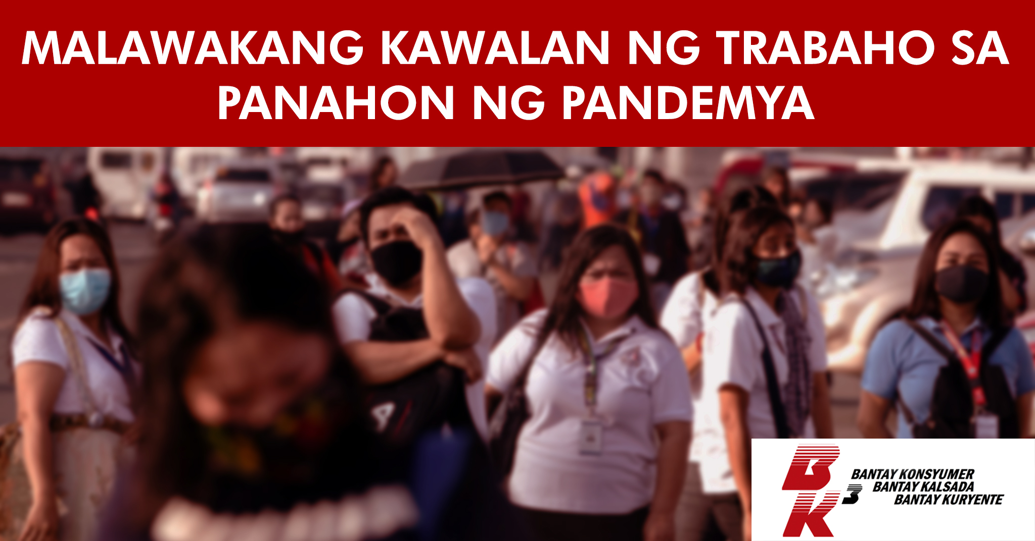 Malawakang Kawalan Ng Trabaho Sa Panahon Ng Pandemya